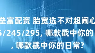 垒富配资 胎宽选不对超闹心! 225/245/295, 哪款戳中你的日常?